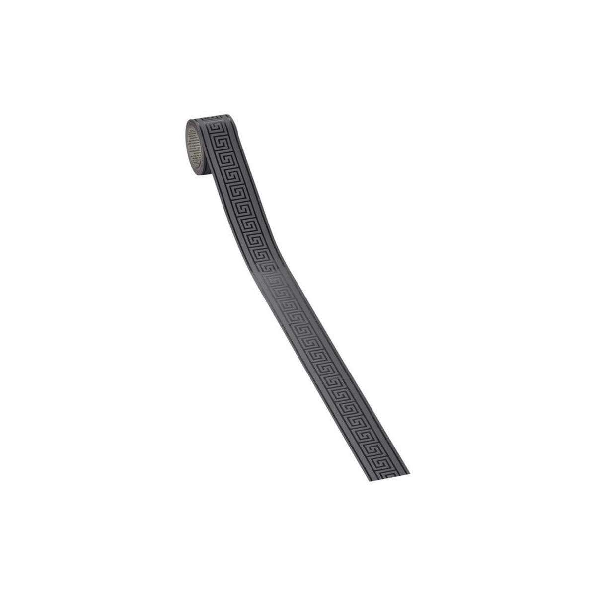 Selbstklebende Borte Meander anthrazit Bild 2