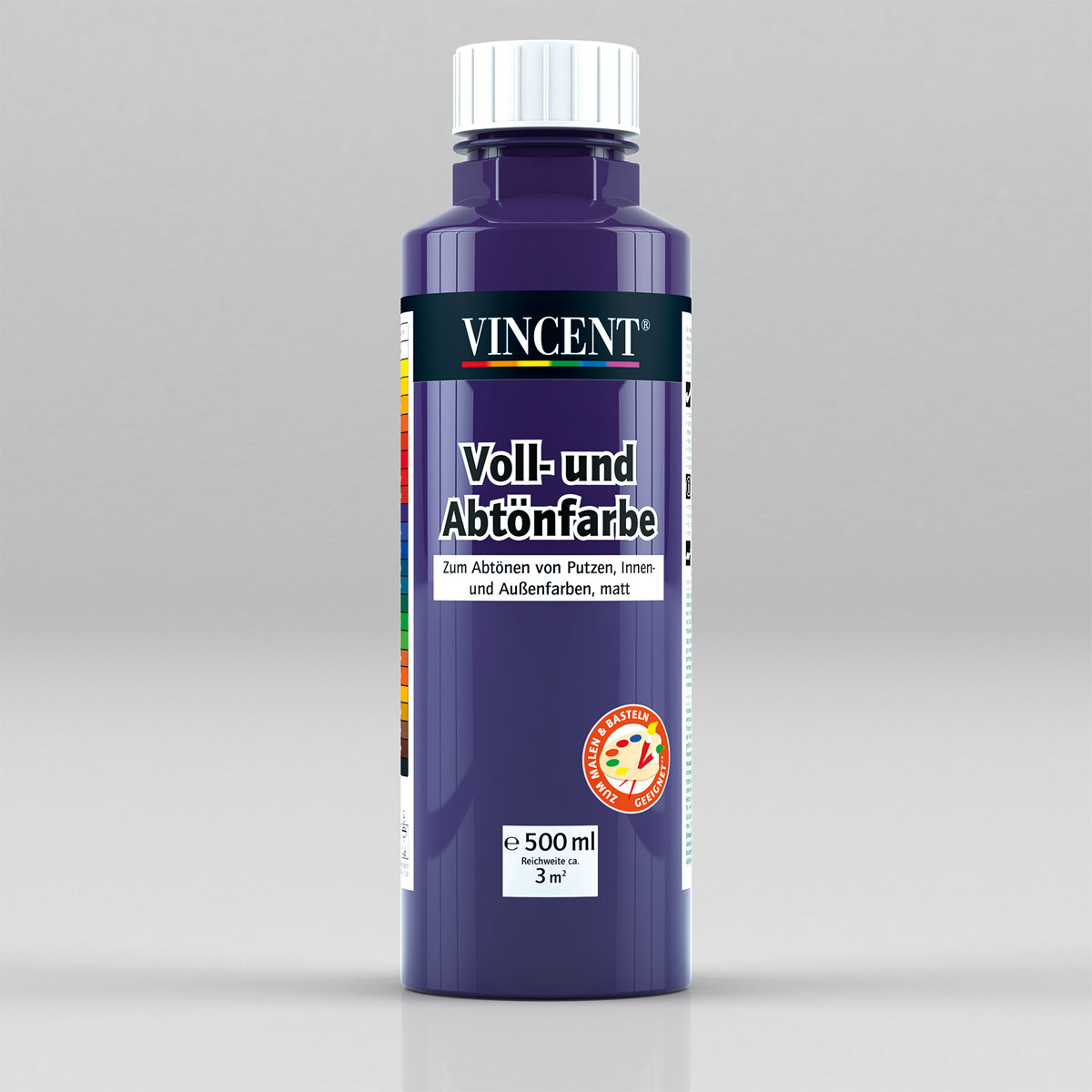 Vincent Voll- und Abtönfarbe violett 0,5 L