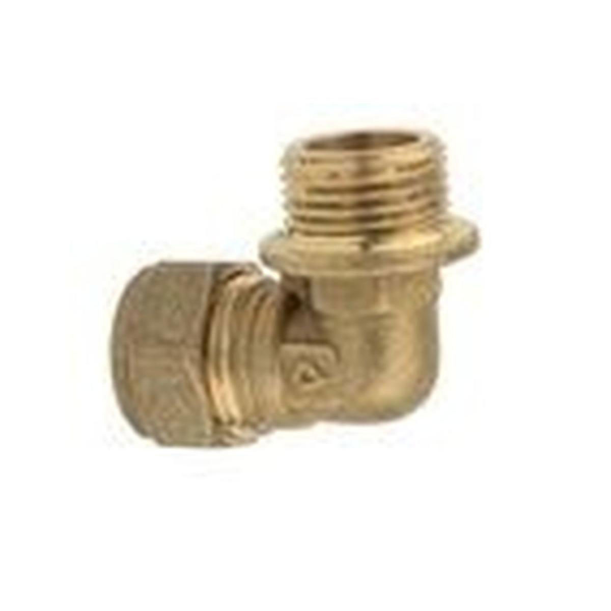 Kirchhoff 90-Übergangswinkel 15 mm x ½ AG Kupfer Kirchhoff 90-Übergangswinkel 15 mm x ½ AG Kupfer