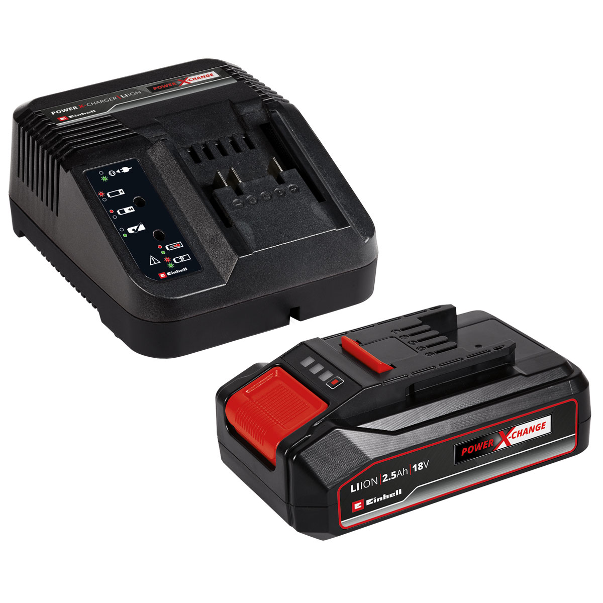 Einhell Akku und Ladegerät Power X-Change Starter-Kit 2,5 Ah