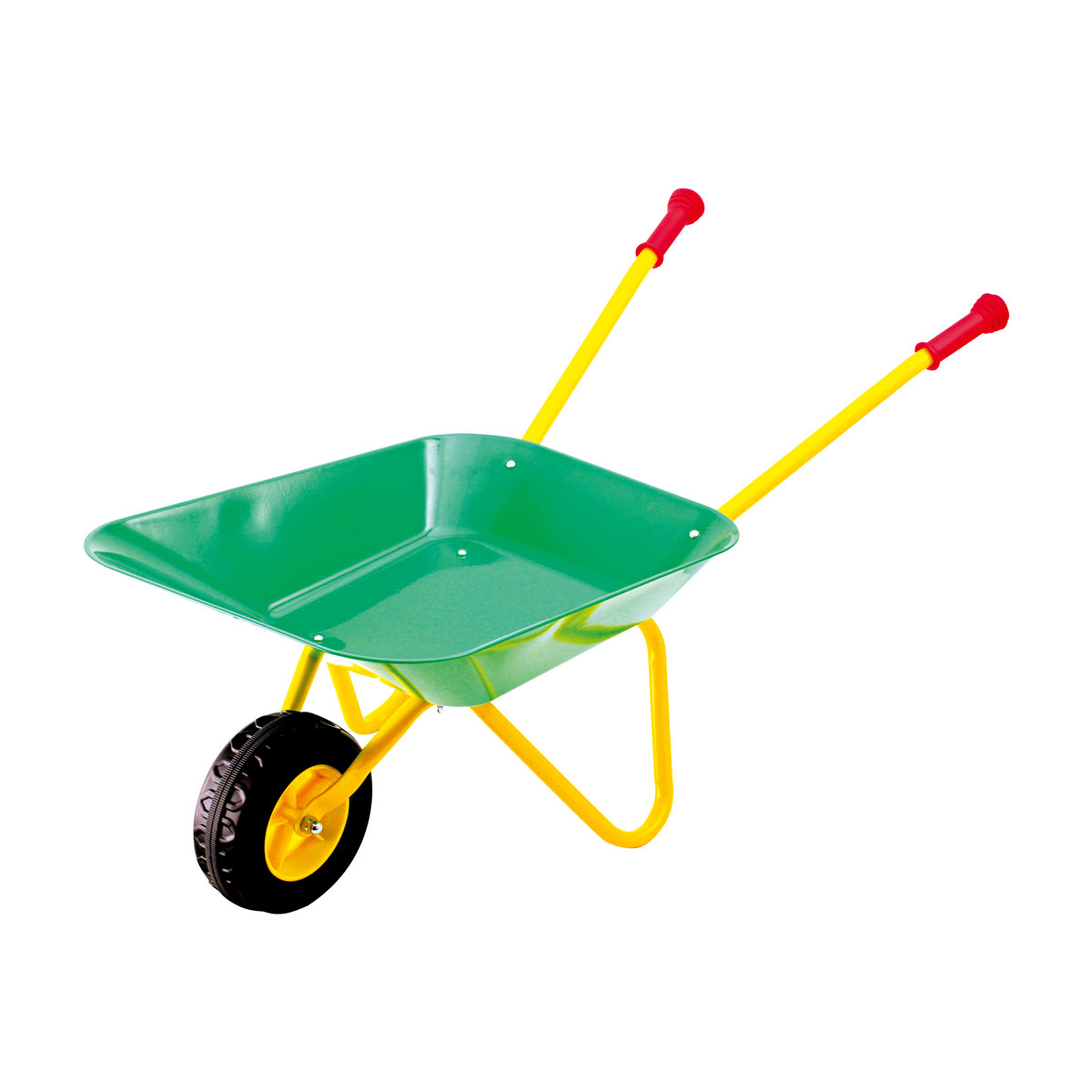 Schubkarre 78 x 39 x 31 cm grün-gelb