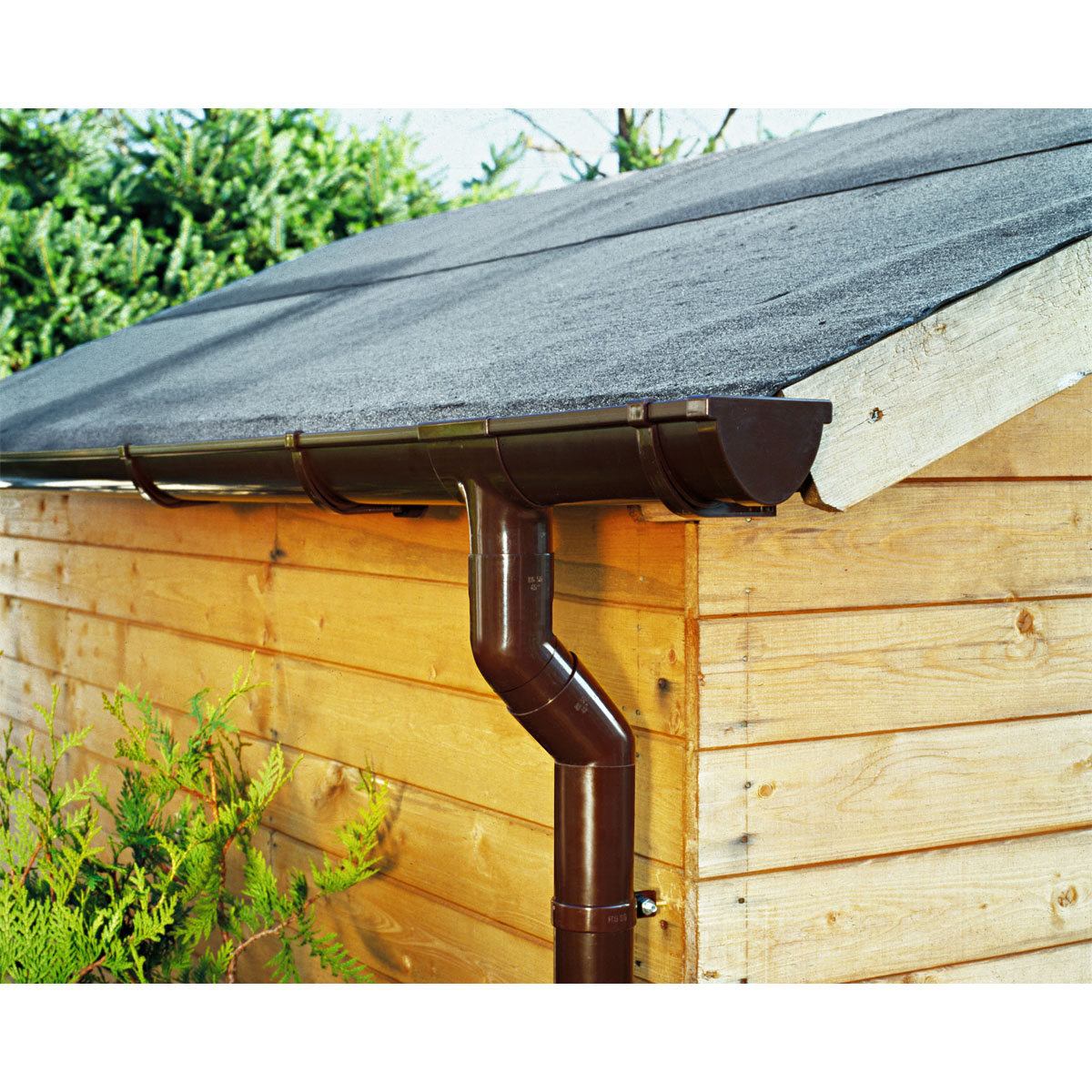 Marley Duplex-Dachrinne braun 200 cm Bild 2