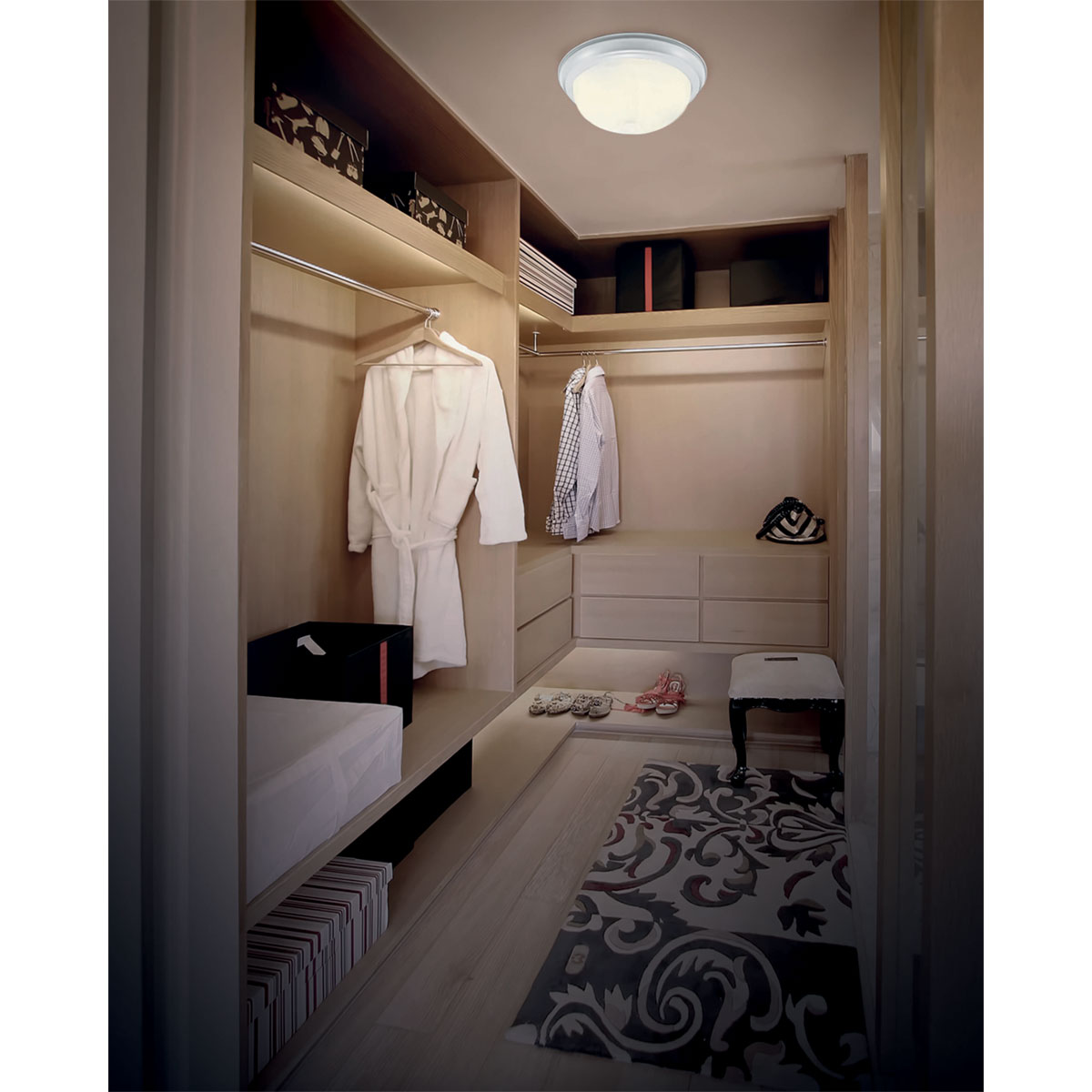 Naeve LED DL Celtic Metall/KS weissLxBxH: 29x29x11cm Bild 7