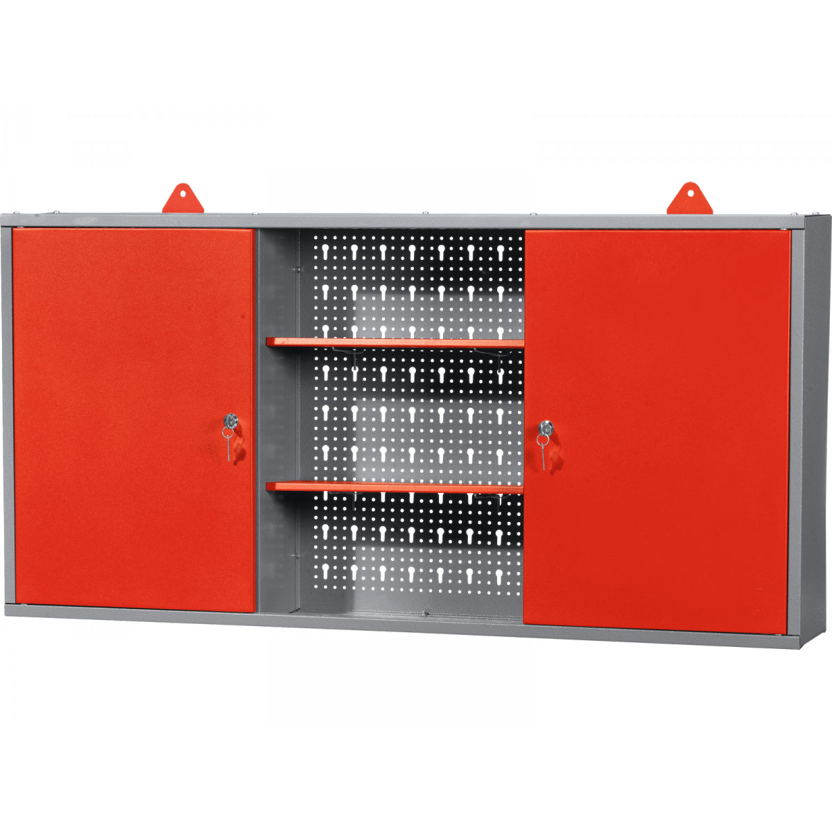 Kreher Metall-Werkstattschrank 120 x 60 x 19 cm rot