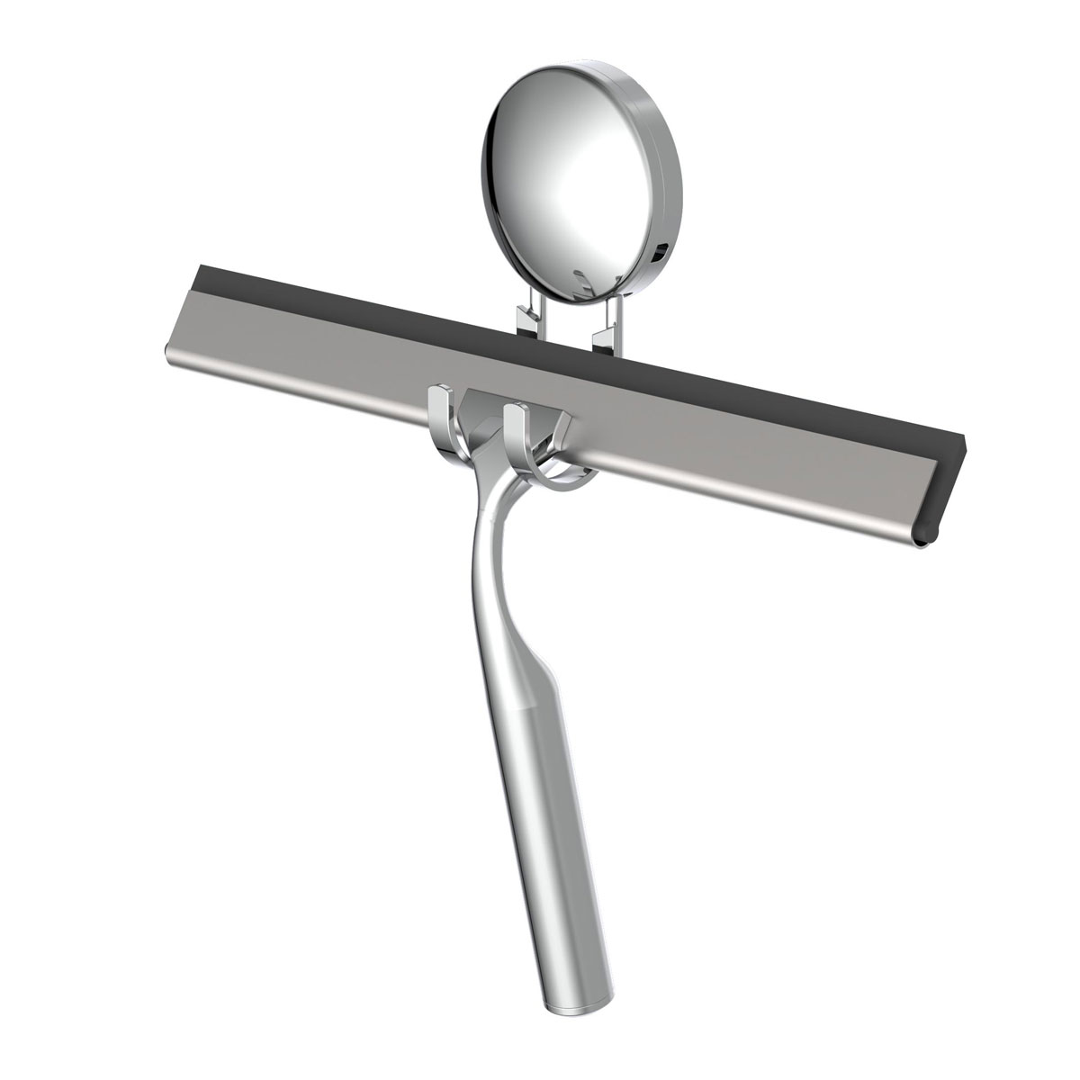 Schütte Duschabzieher Chrom zum Kleben oder Schrauben Bild 1