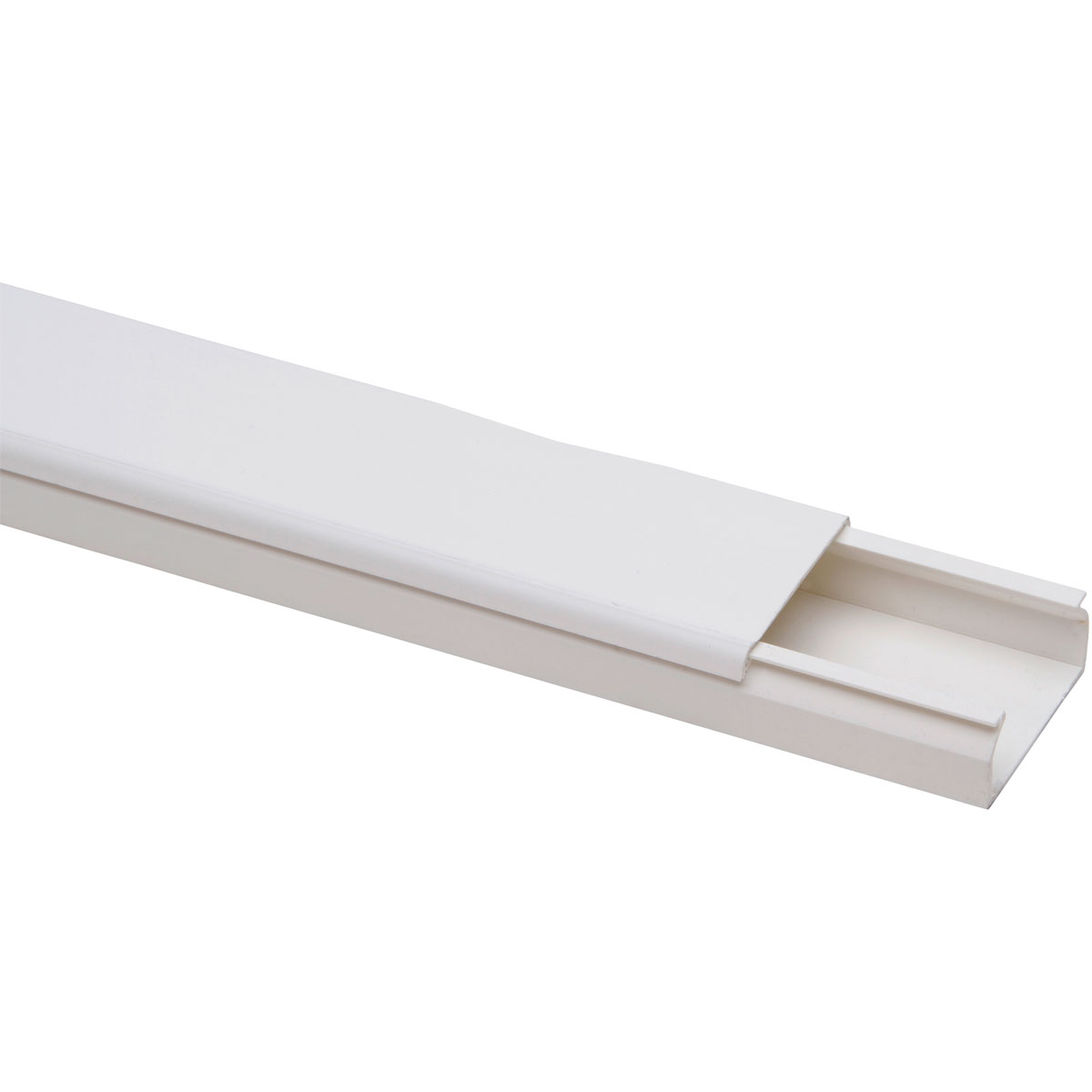 Kunststoff-Kabelkanal weiß 200 x 3,0 x 1,5 cm