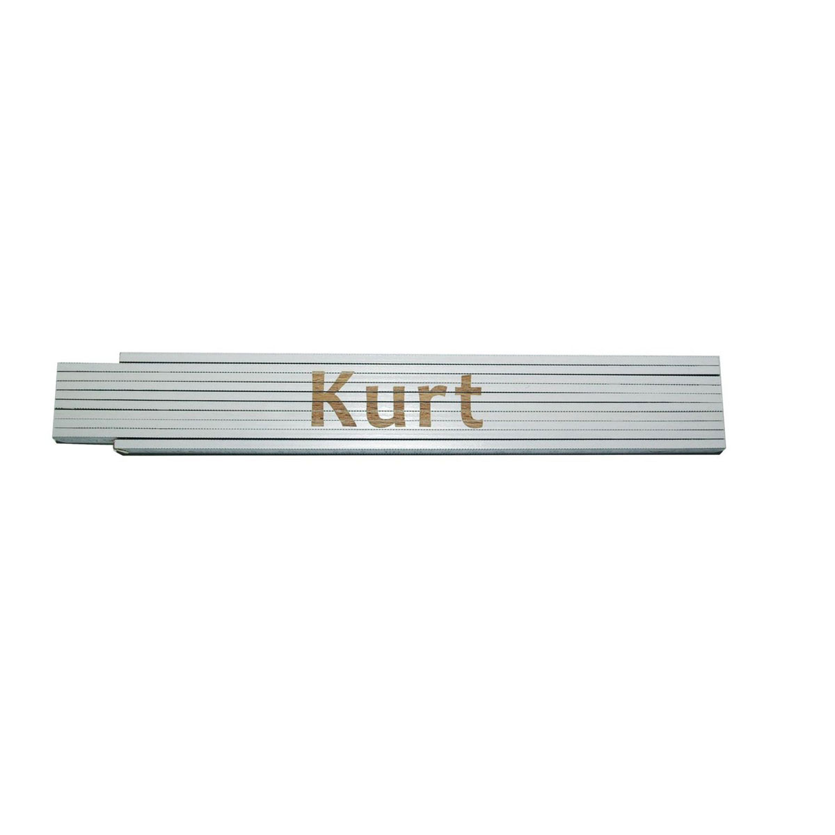 Meterstab „Kurt“, 2m, weiß