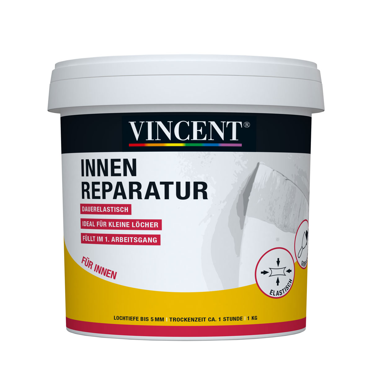 Vincent Reparatur Spachtel Außen 1 kg
