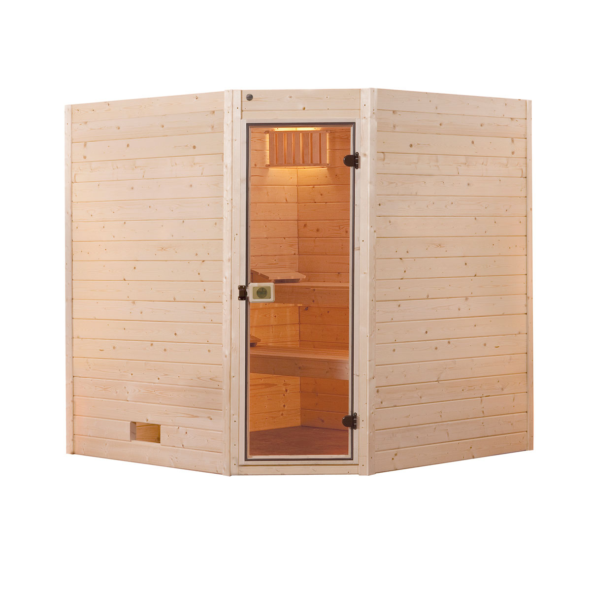 Weka Massivholzsauna „Valida Eck 1“, GT