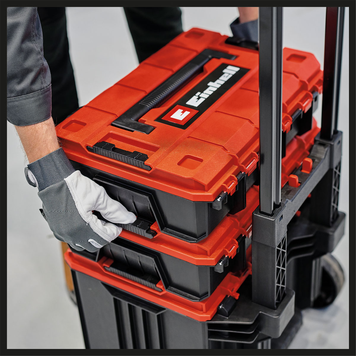 Einhell  Systemkoffer E-Case L mit Rollen Bild 6