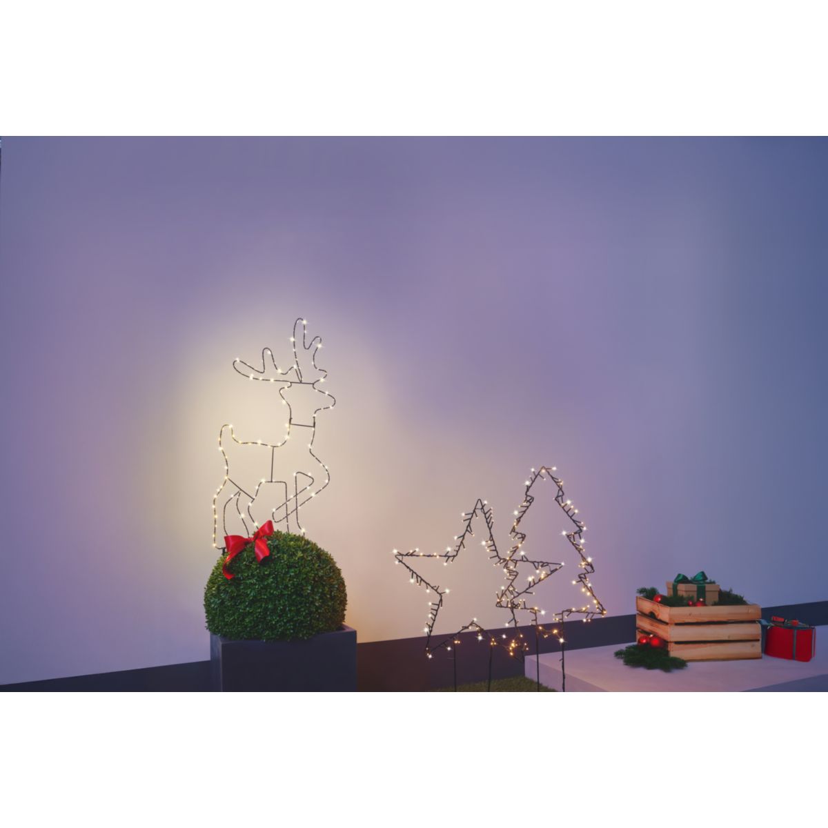 Ambientis LED-Rentier aus Metall Bild 4