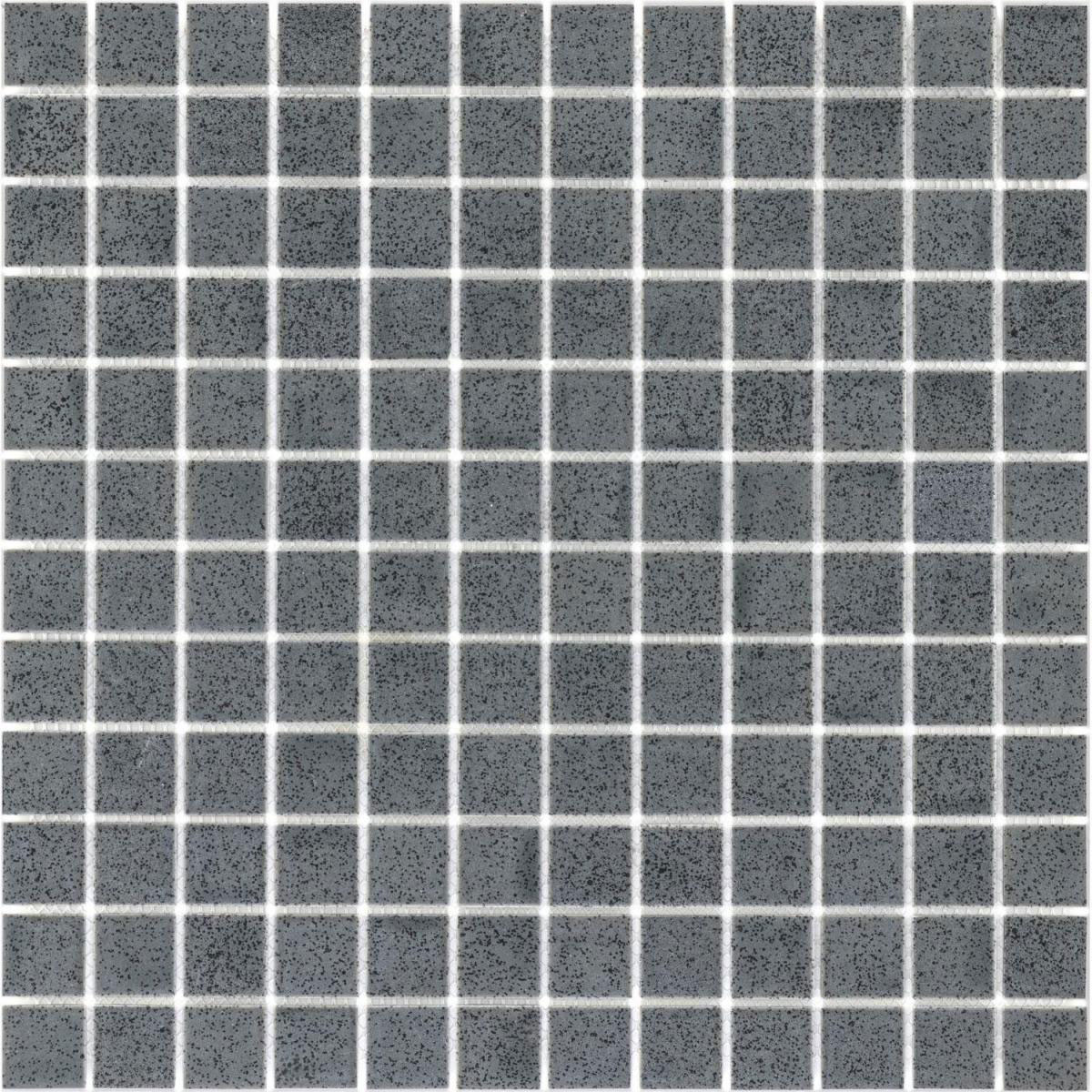 Keramikmosaik Feinsteinzeug Dunkelgrau 33 x 33 x 0,5 cm
