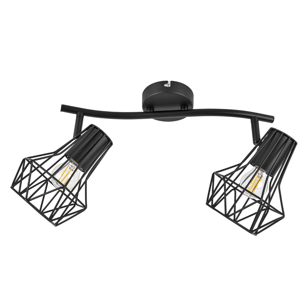 Flector Spotserie Tabea 2-flg schwarz 28,5 x 18 x 18 cm Bild 2