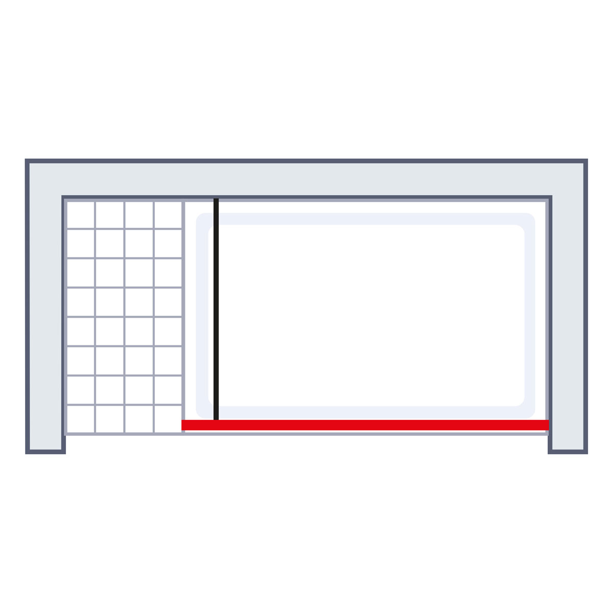 Schulte Walk In Duschwand Alexa Style 190 x 100 cm ESG 5 mm fixil Bild 4