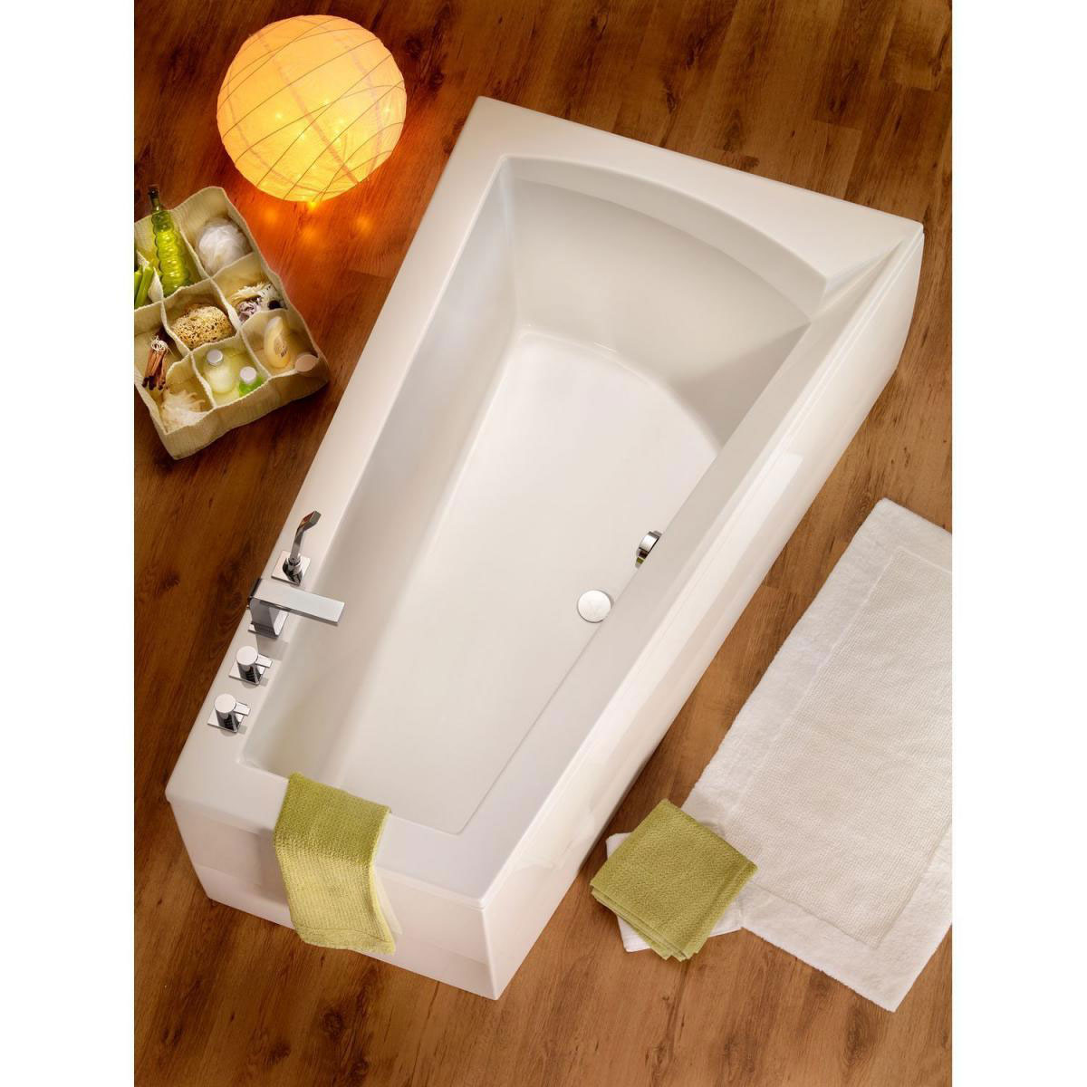Ottofond Badewanne Galia I Modell A 170 x 100 x 65,5 cm weiß Bild 2