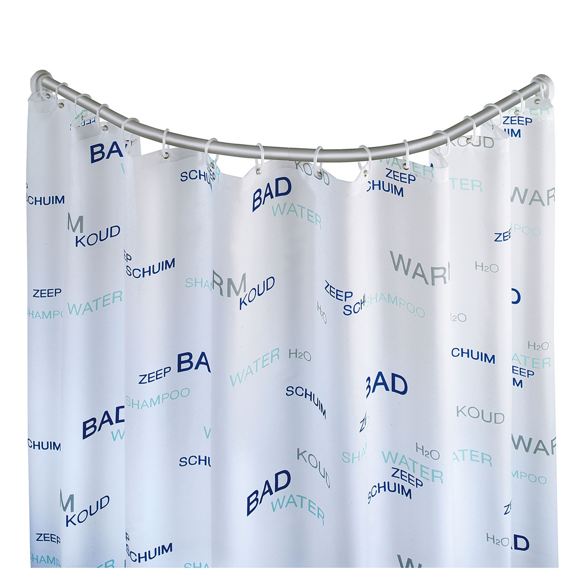 Wenko  Rundduschstange Chrom 80 x 80 / 90 x 90 cm