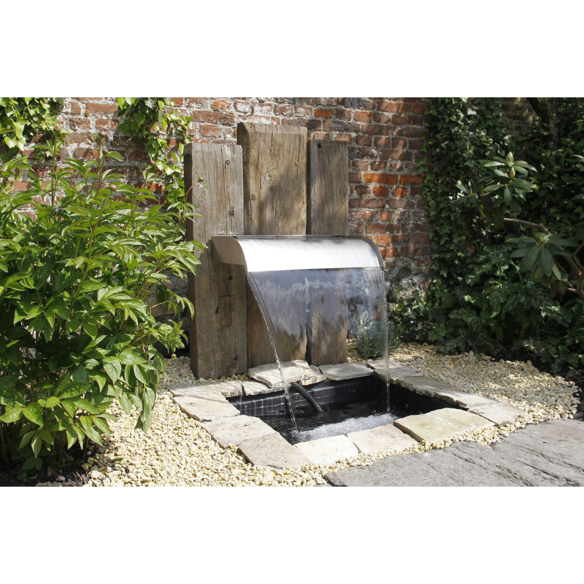 Ubbink Überlauf-Element Nevada inkl LED-Beleuchtung 90 cm Bild 1