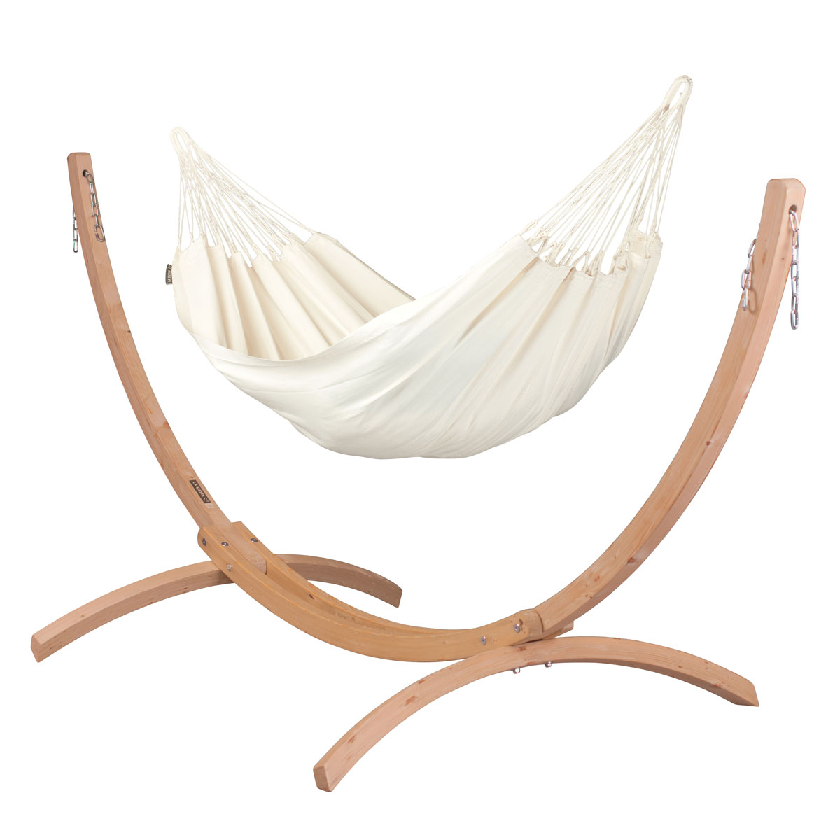 La Siesta Einzel-Hängematte Modesta Bio-Baumwolle Latte Bild 5