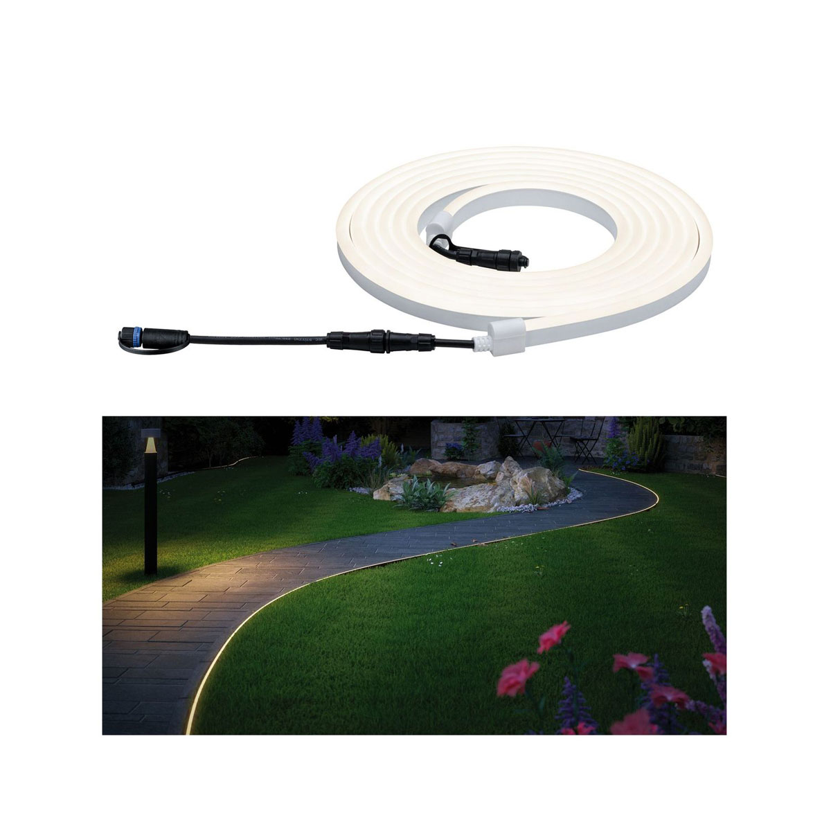 Paulmann Outdoor Plug und Shine flexibler Neon Stripe 5 m Bild 1