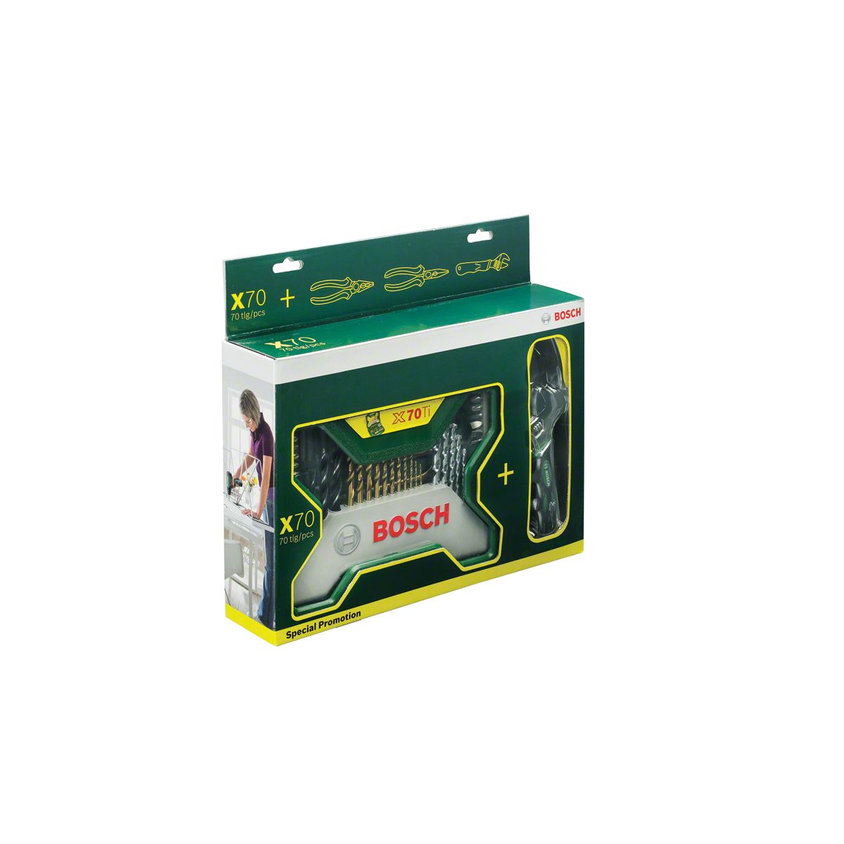 Bosch Zangen-Set  X-Line Zubehörbox 70-teilig Bild 3