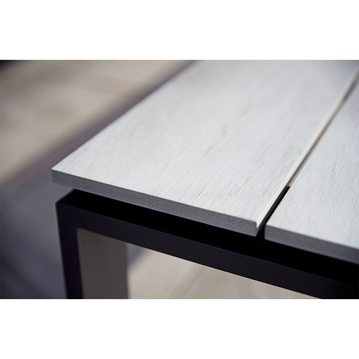 Haveson Sitzbank Madeira grau 180 x 43 x 36 cm Bild 3