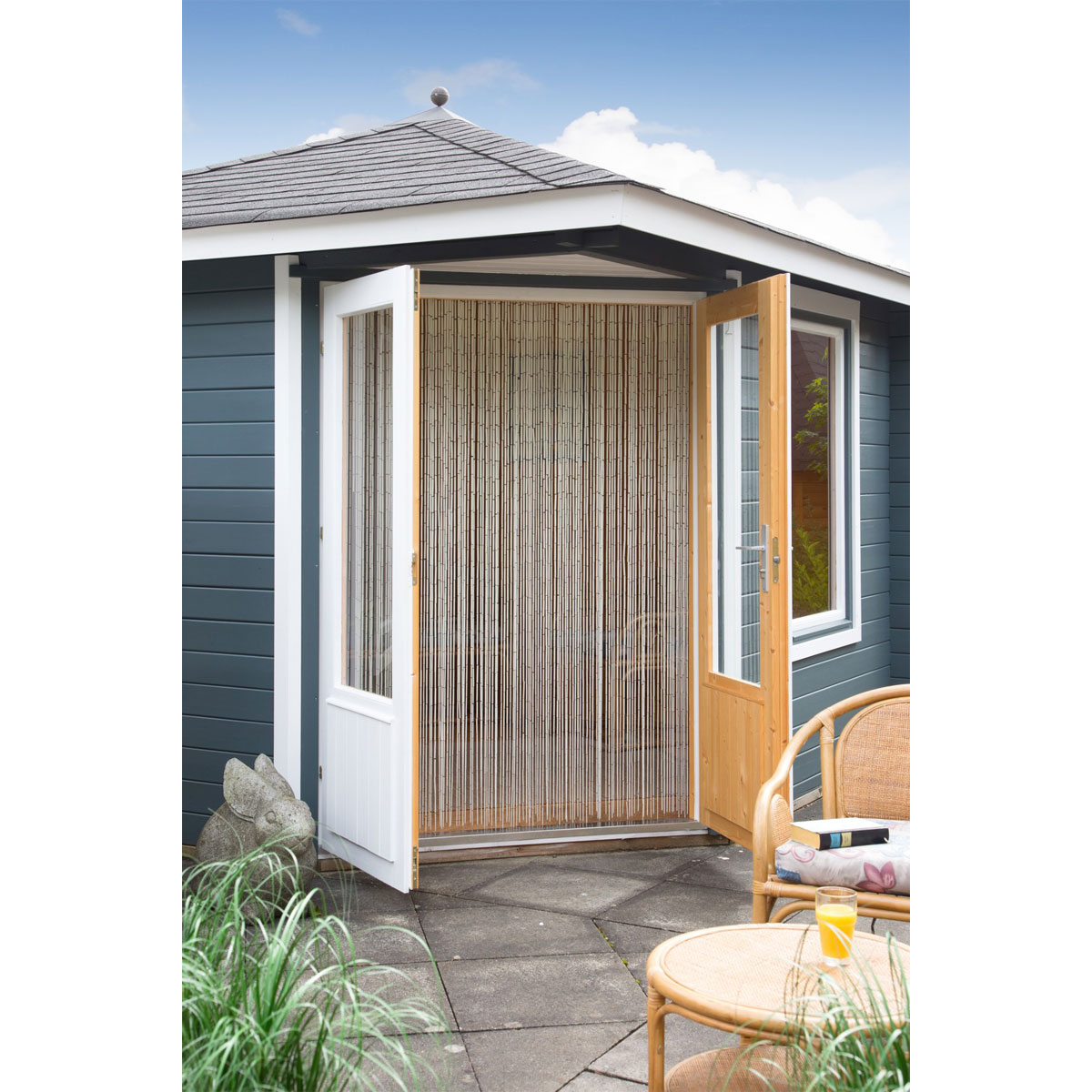 Deko-Vorhang UNI weiß XL Bild 2