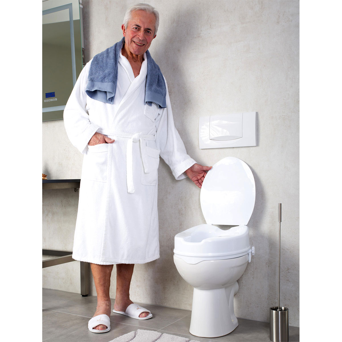 Ridder  Toilettensitzerhöhung mit Deckel Sam Bild 10