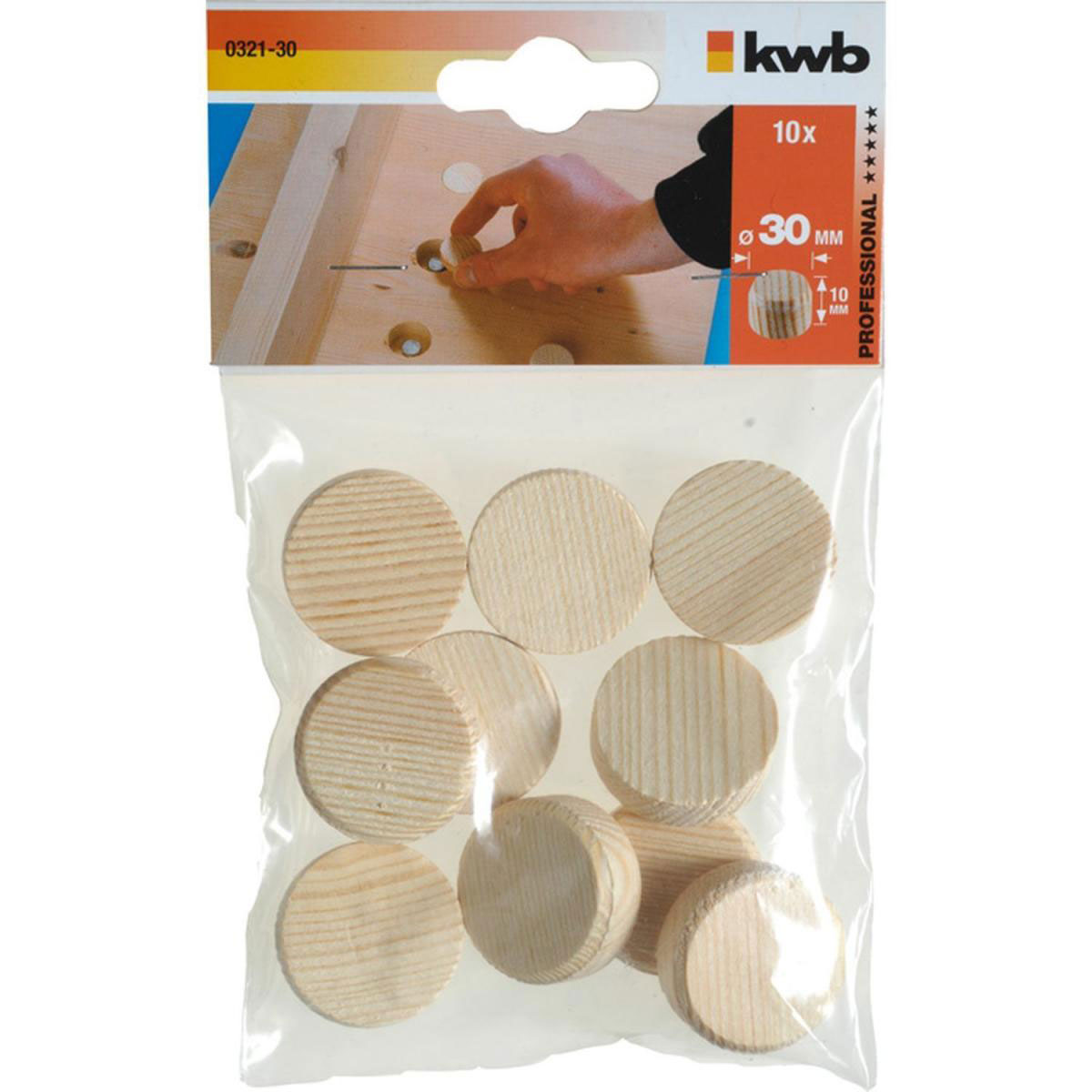 kwb  Konusplättchen Durchmesser 30 mm 10 Stück Bild 2