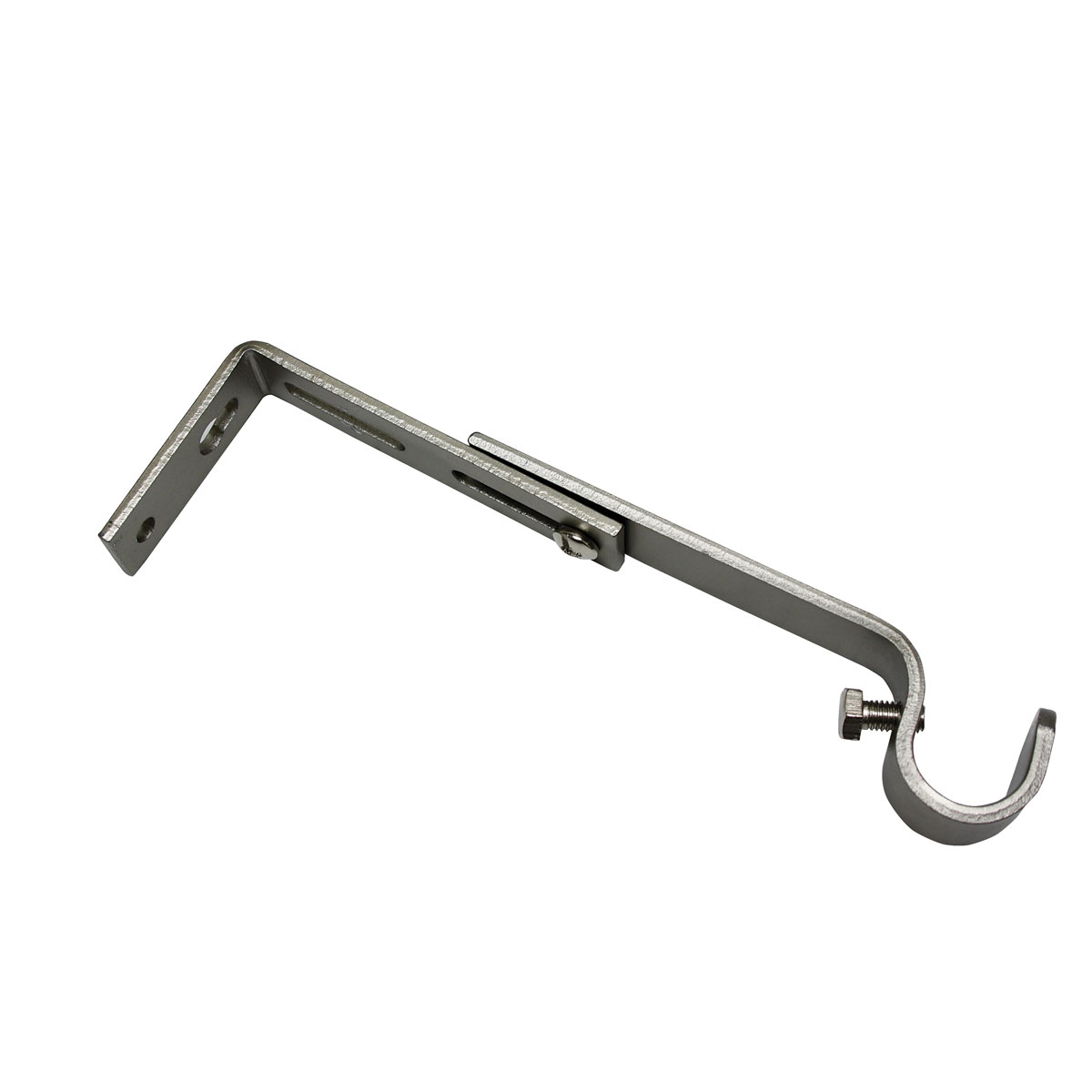 Gardinia Metall-Träger Memphis silber-matt 1 läufig 10-14 cm Bild 2