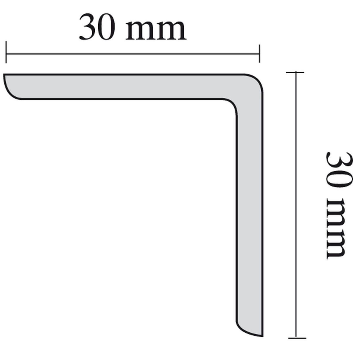 Winkelprofil WP 30 weiß 2 m Bild 2