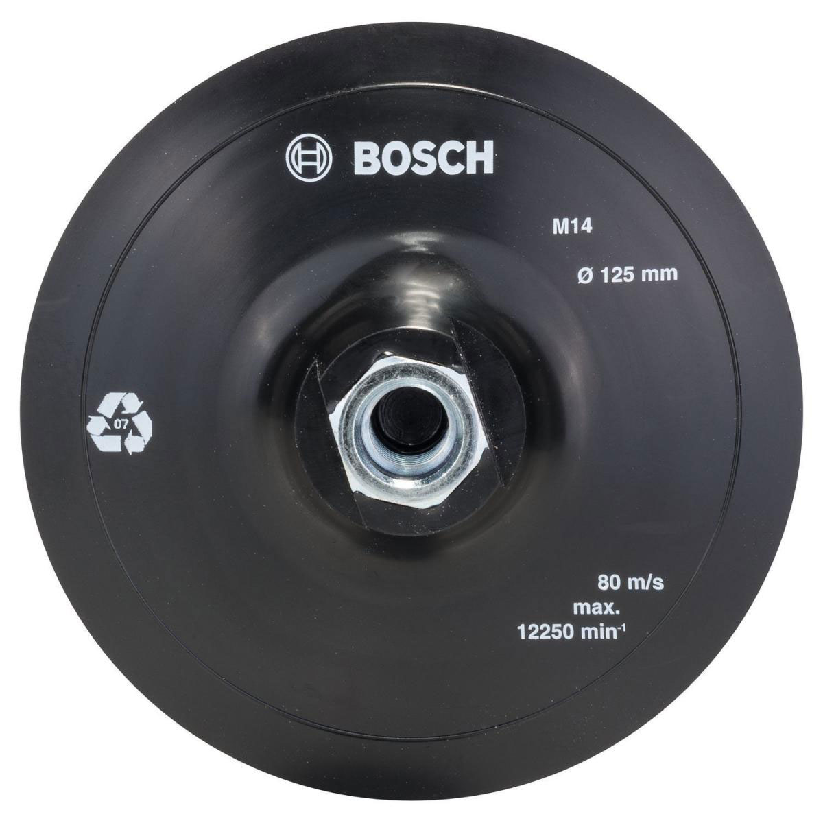 Bosch  DIY Gummischleifteller Durchmesser 125 mm Bild 1