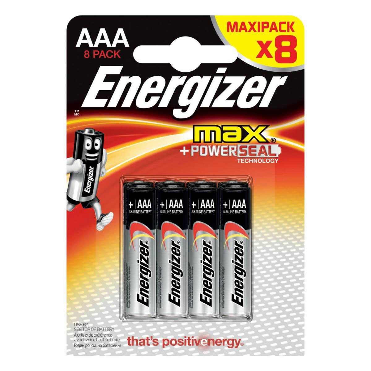 AAA-Batterie Max Alkaline 8 Stück