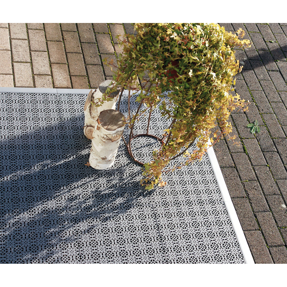 Kunststofffliese Terra Sol dunkelgrau 38 x 38 cm Bild 2