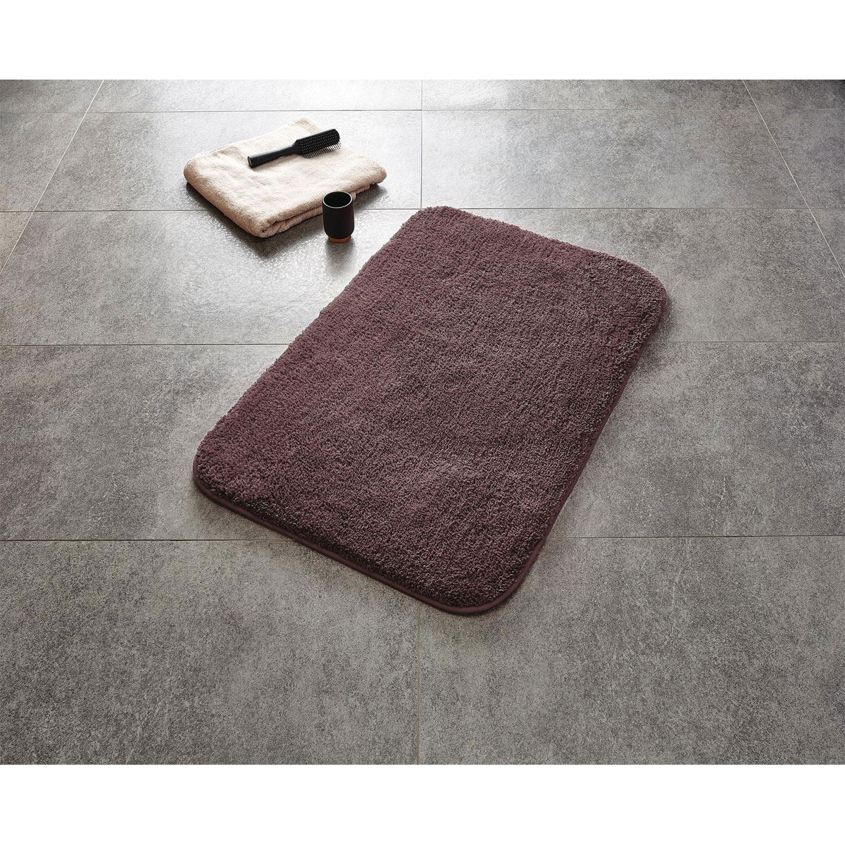 Ridder  Teppich Chic 55 x 50 cm stone Polyester-Microfaser Bild 1