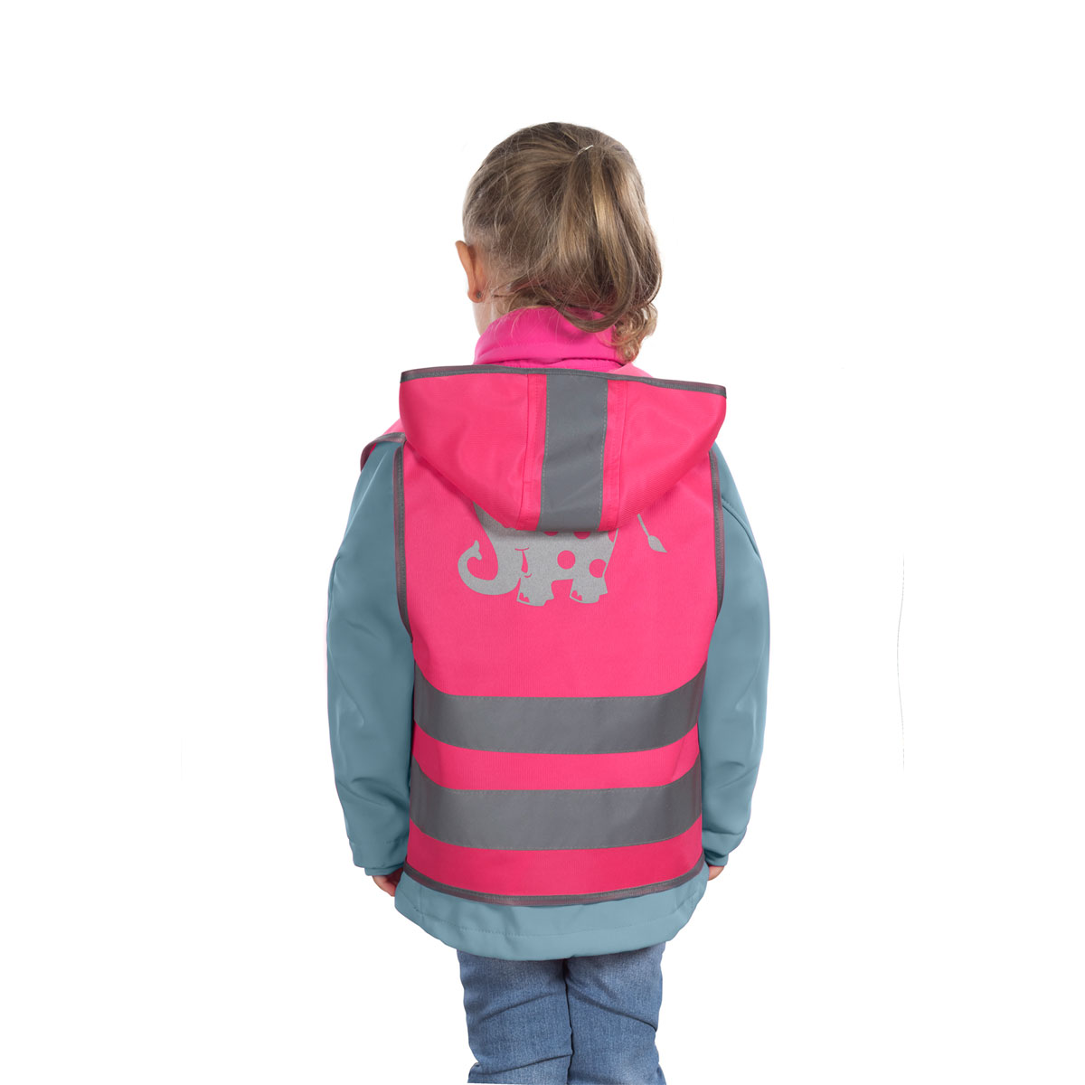 Reer Sicherheitsweste MyBuddyGuard Elefant pink Bild 5