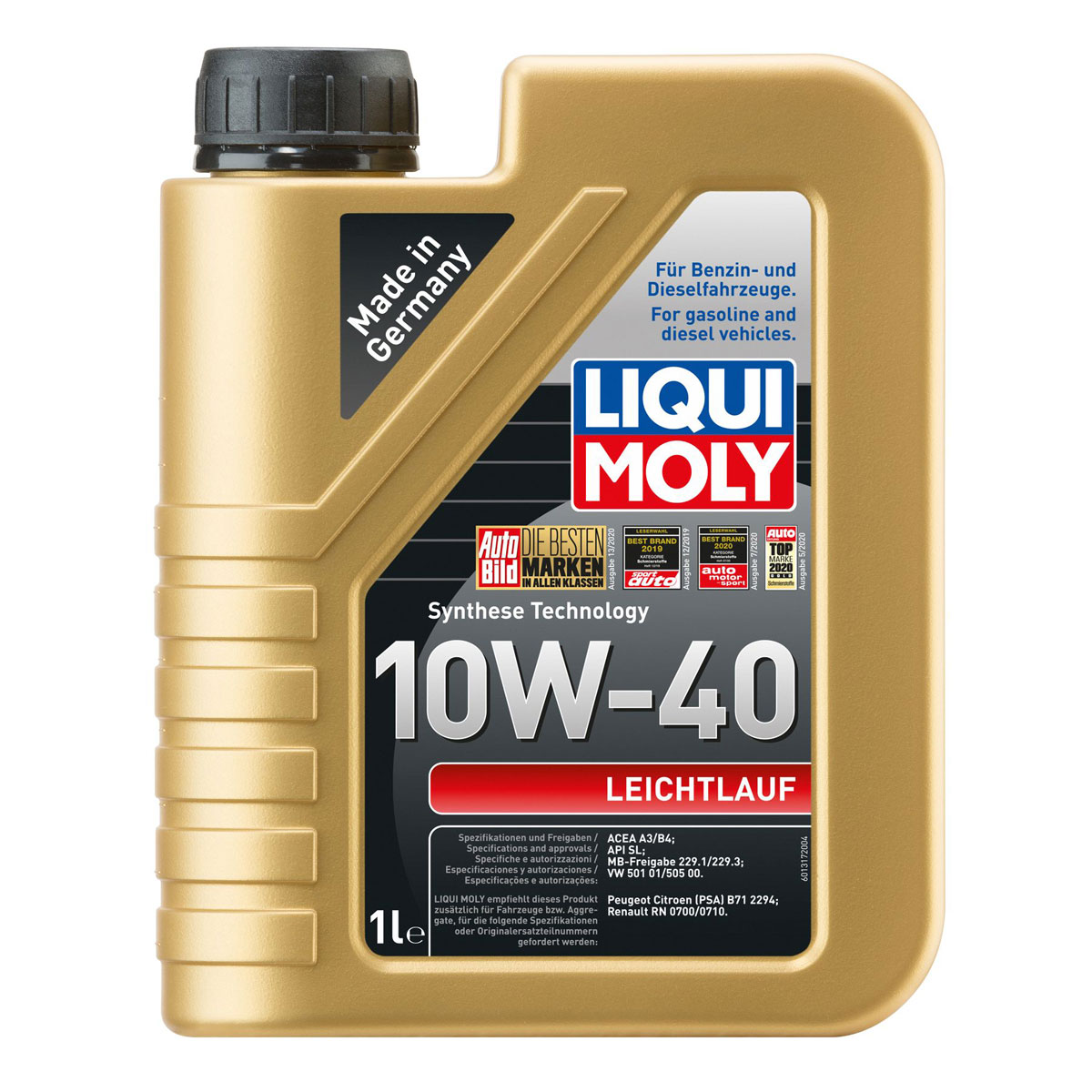 Liqui Moly Leichtlauf-Motor-Öl 10W-40 1 L Liqui Moly Leichtlauf-Motor-Öl 10W-40 1 L