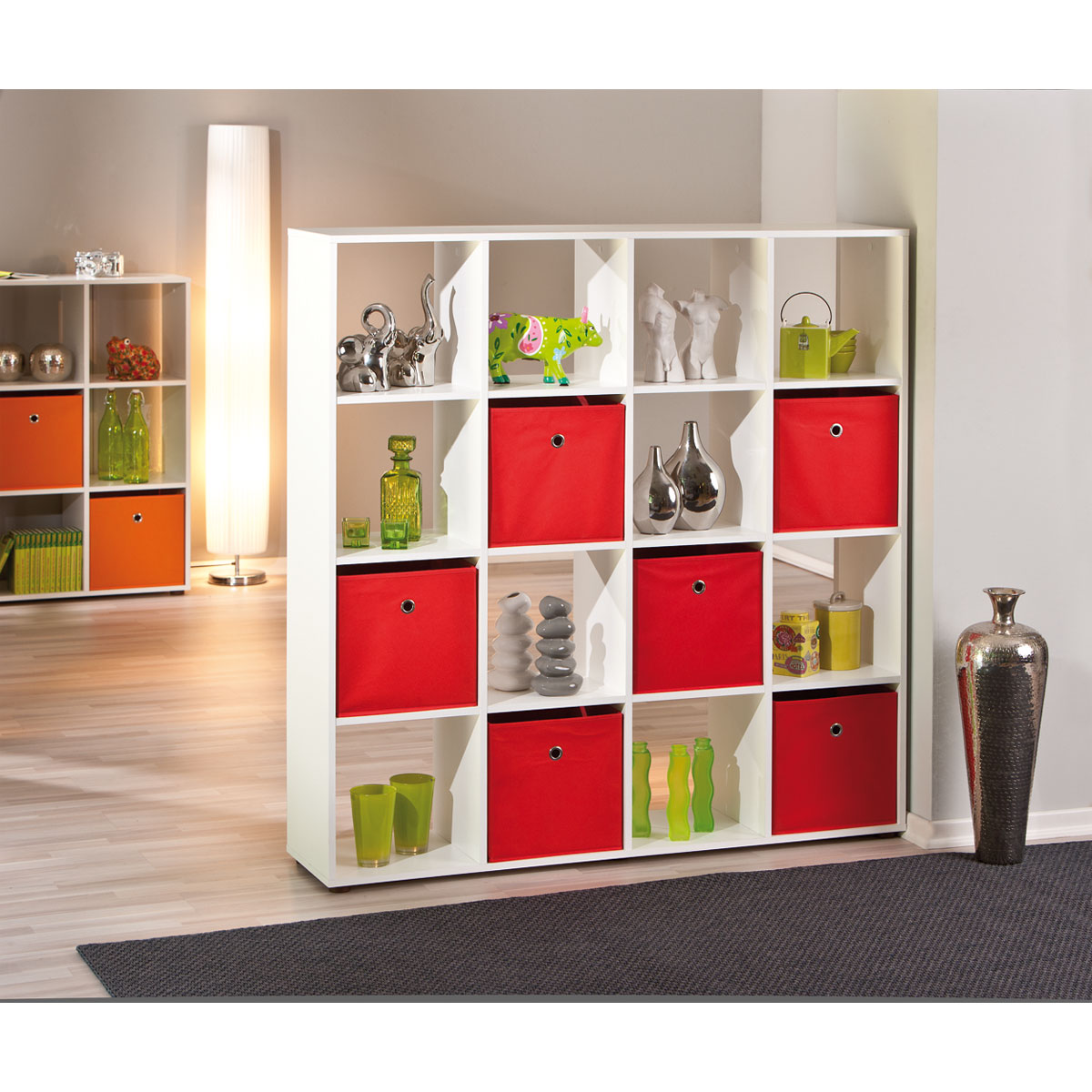 Raumteiler „Caboto 16“, weiß, 139x33x144 cm Bild 2