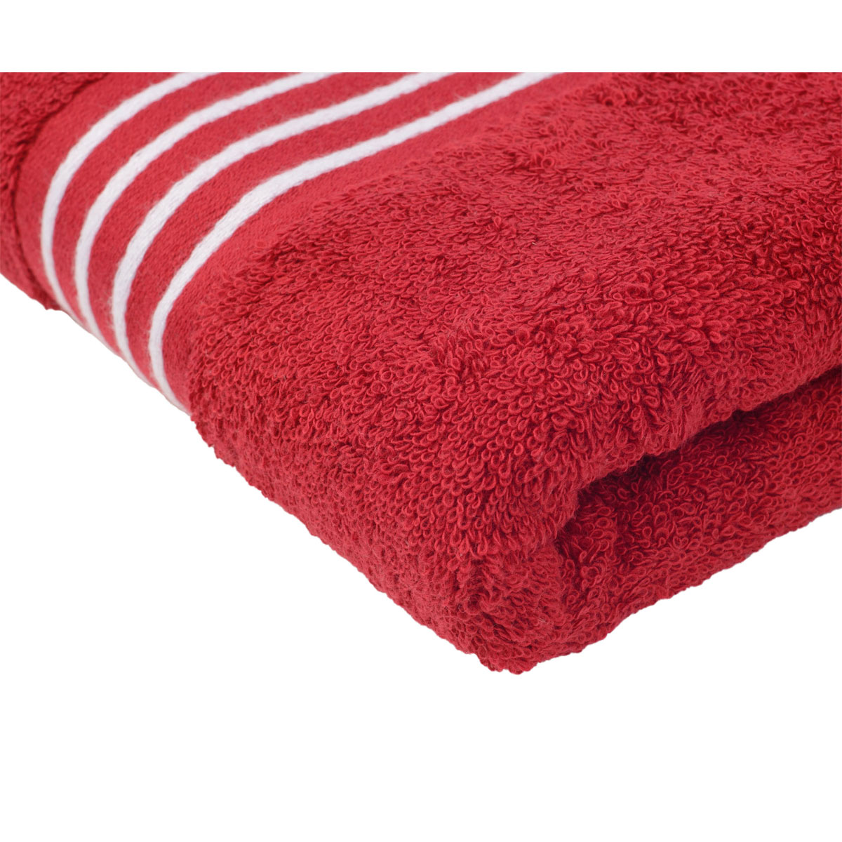 Gözze Frottier-Duschtuch Rio 70 x 140 cm rot vollfarbig Bild 4