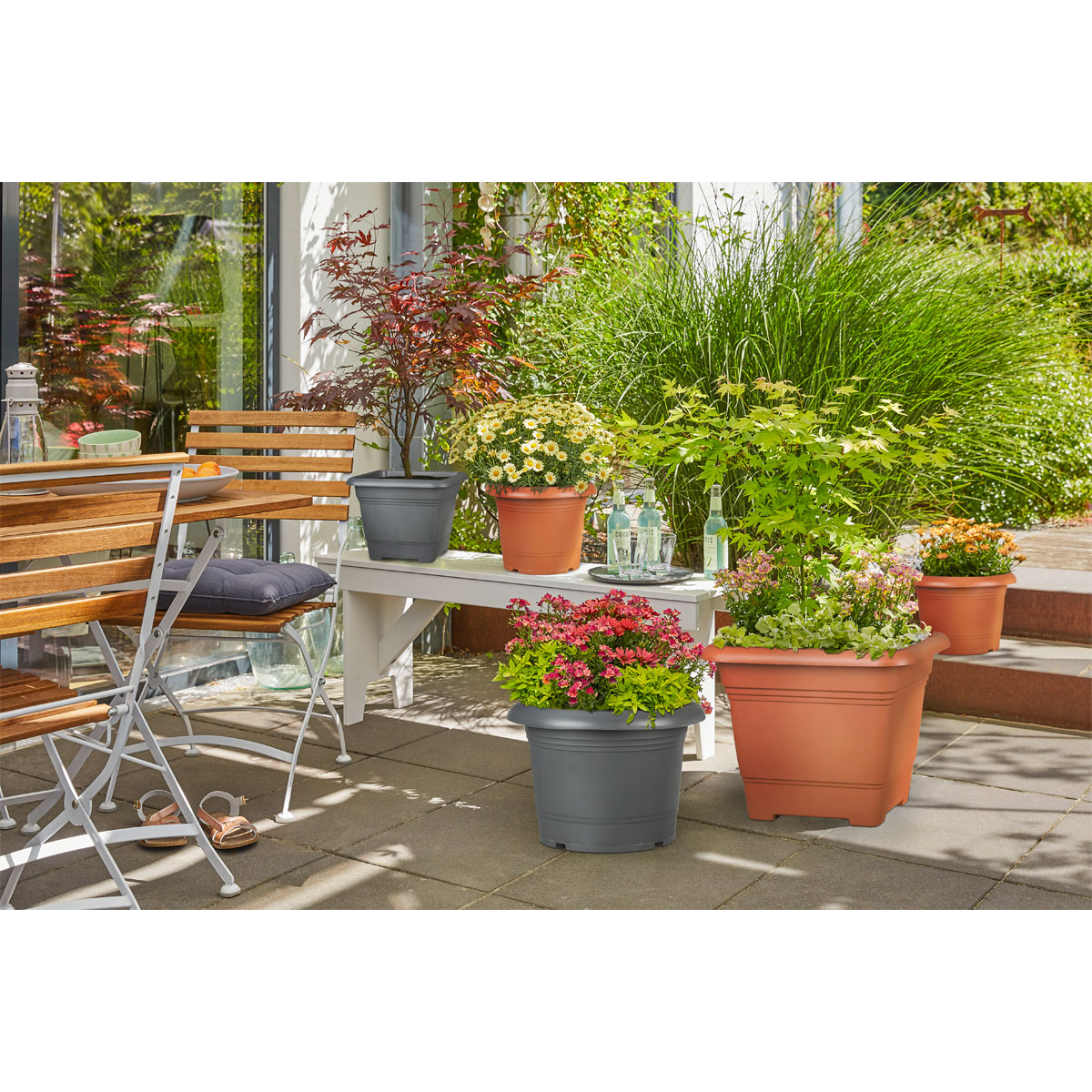 Scheurich Pflanzgefäß Durchmesser 35 cm Terracotta Bild 2