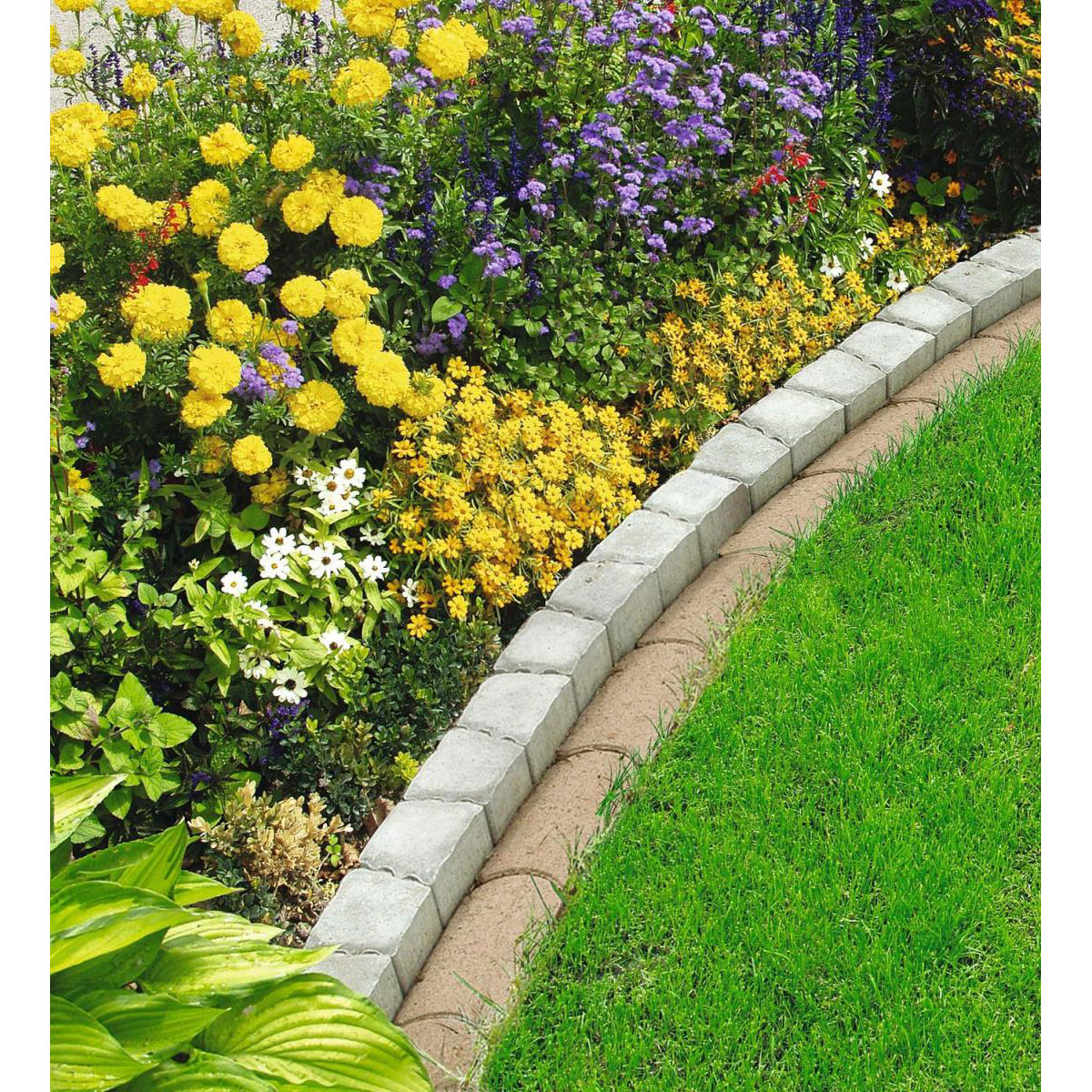 Lusit  Rasenkante Rasenfix grau 22 x 12 x 4 cm Bild 2