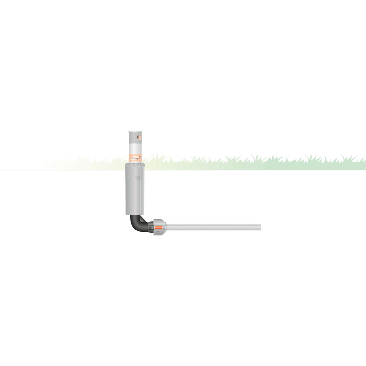 Gardena  L-Stück 25 mm 1/2 Zoll Außengewinde Bild 3