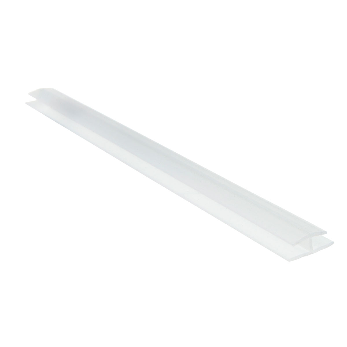 Zwischenprofil für Rückwände 3,2 mm transparent 16,5 x 4 x 2500 mm