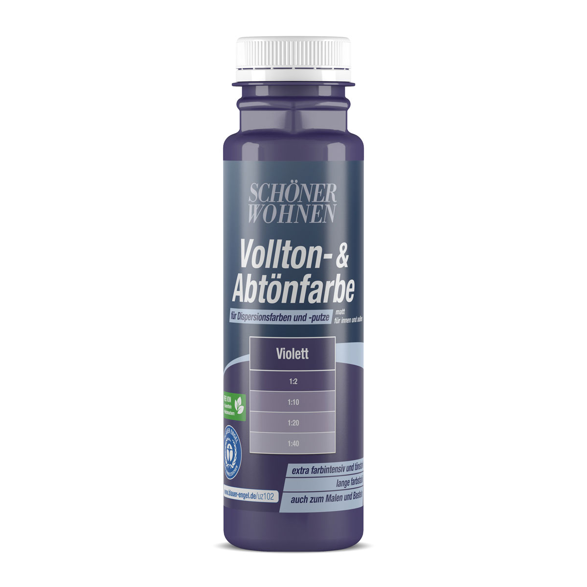 Schöner Wohnen Farbe Voll-und Abtönfarbe Violett 0,25 L
