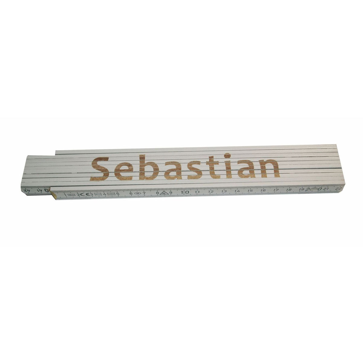 Meterstab „Sebastian“, 2m, weiß