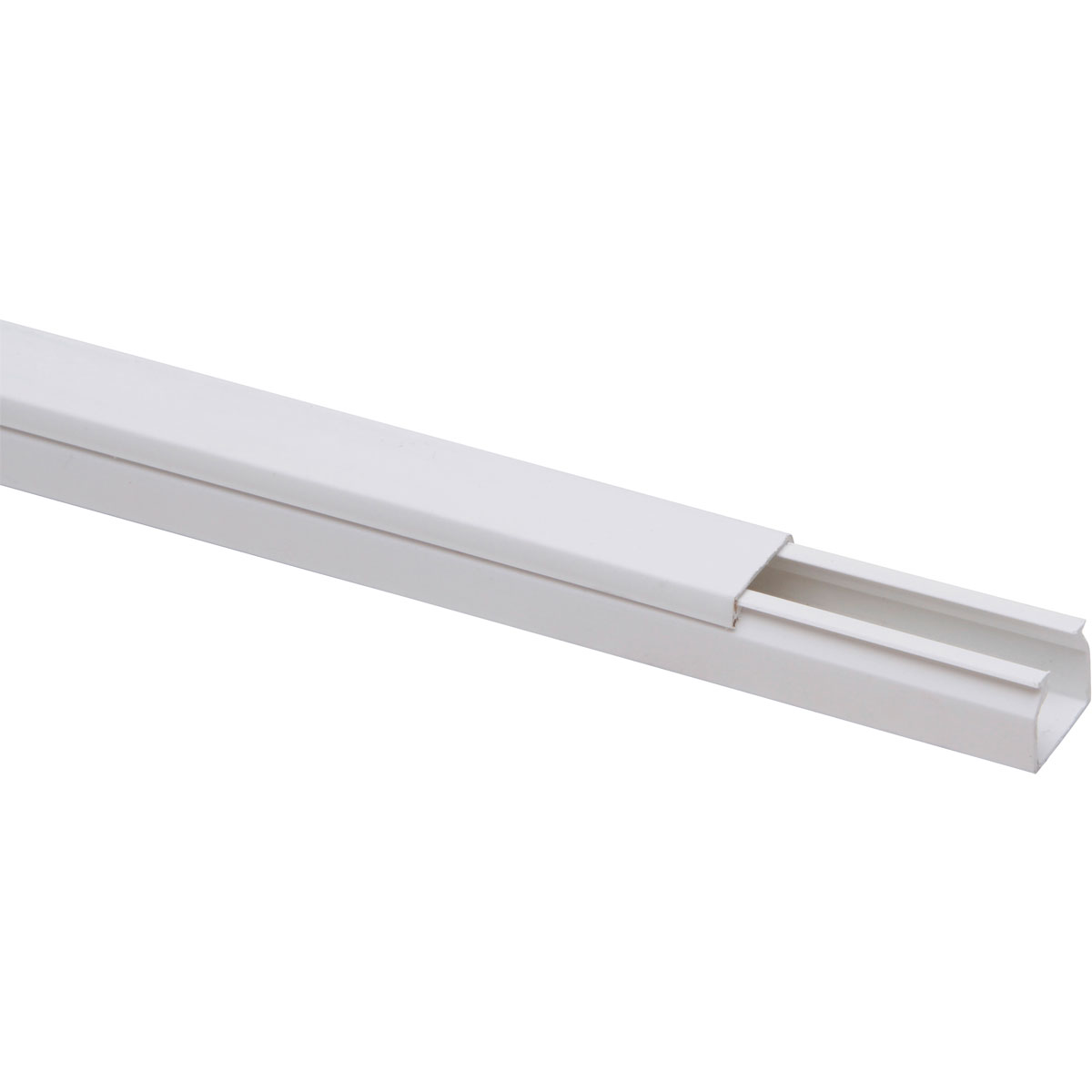 Kunststoff-Kabelkanal weiß 200 x 1,5 x 1,5 cm