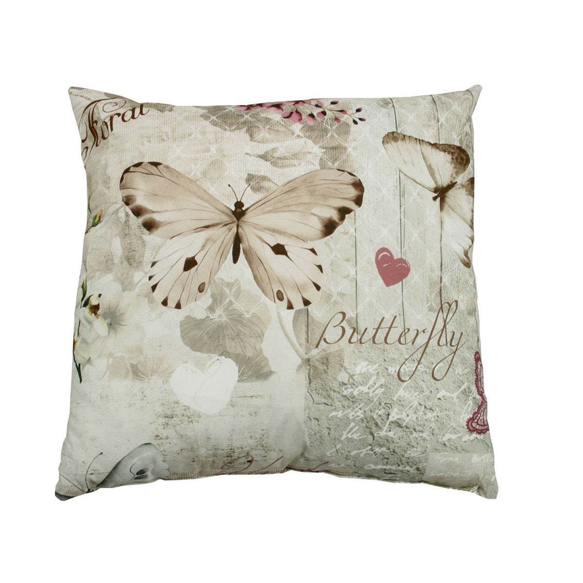 Zierkissen Schmetterling Klara 38 x 38 cm