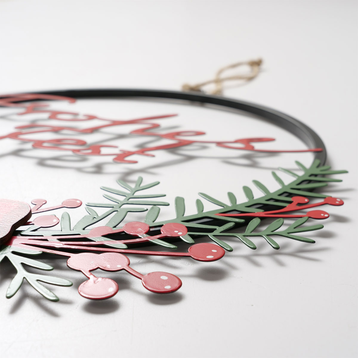 Dekoanhänger Noelle Rund 1x30x30,5 grün Bild 3