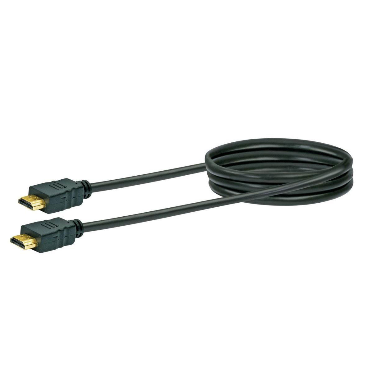 Schwaiger HDMI-Kabel mit Ethernet 1,5m schwarz Bild 1