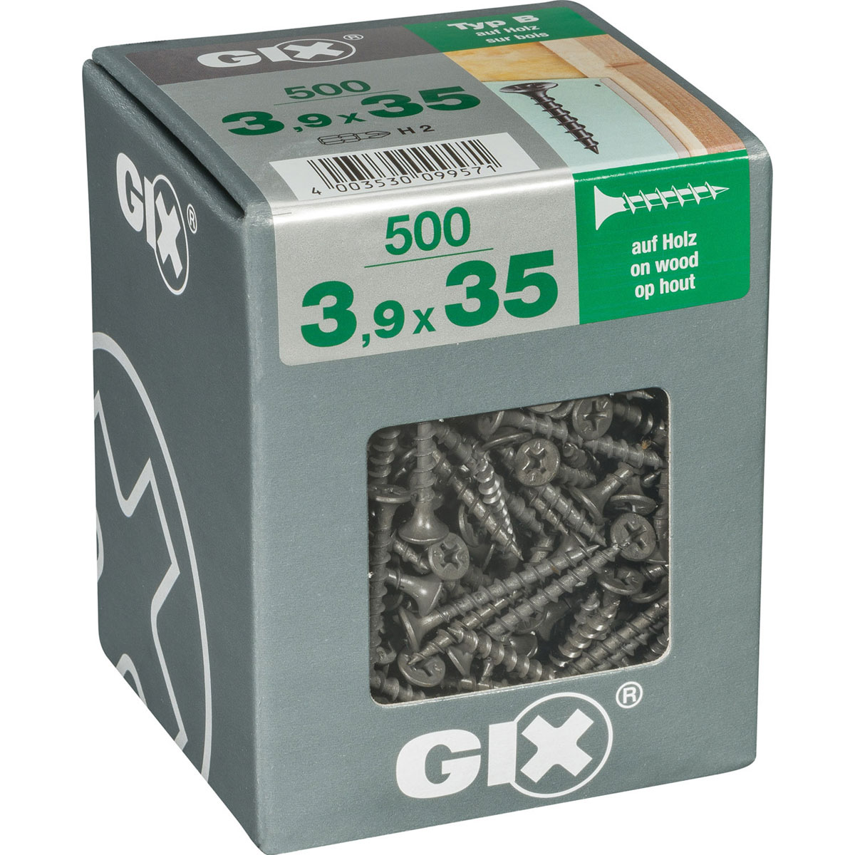 Gix Schnellbauschraube B Trompetenkopf 3,9 x 35 mm 500 Stück
