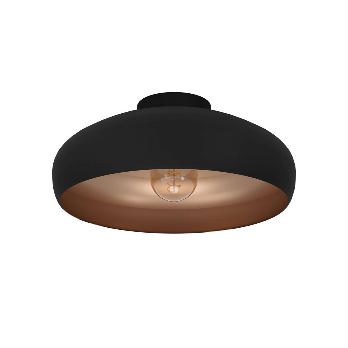 Eglo  LED Deckenleuchte Mogano schwarz/kupfer